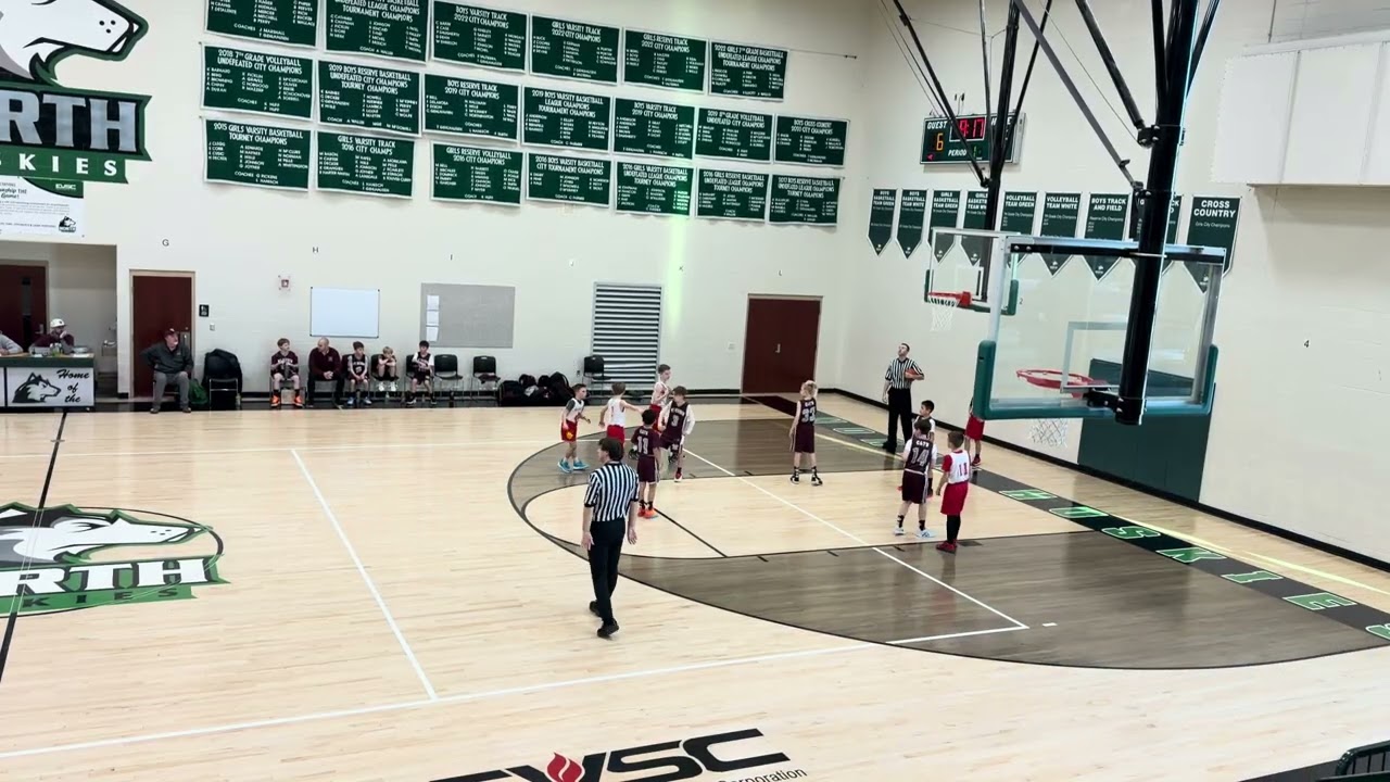 Mount Vernon 4th grade travel basketball vs. Mater Dei