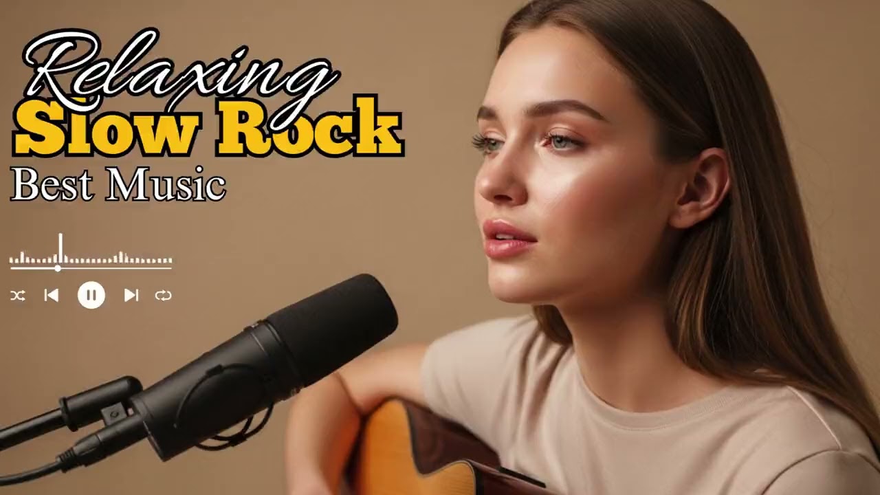 Deep Calm Slow Rock Sounds 🌊 | Soothing Rock Music for Relaxation & Mental Reset