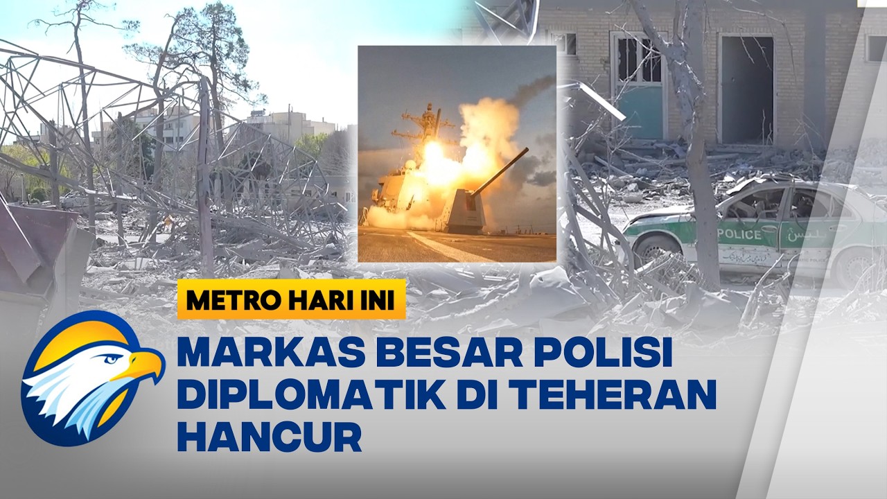 AS dan Israel Hantam Iran, Kapal Iran Tenggelam! - [Metro Hari Ini]