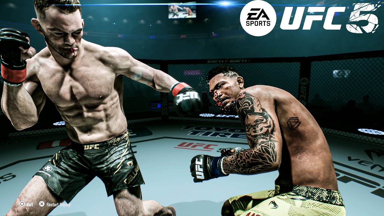 Вот как выглядит настоящее мастерство в UFC 5... (ЖЕСТОКАЯ РАБОТА С ТЕЛОМ)