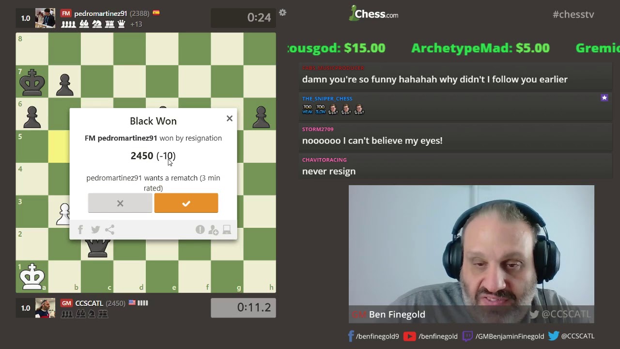 3 minute chess
