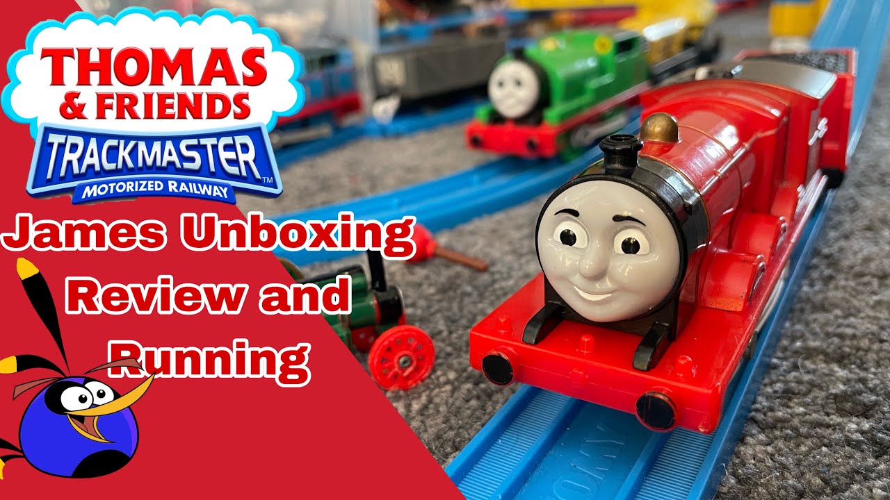 Thomas And Friends Trackmaster James Unboxing, Review and Running