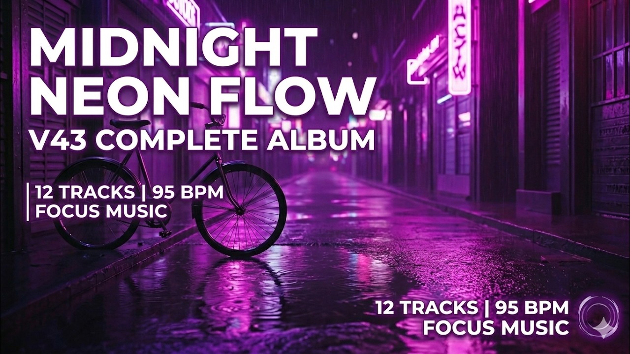 1 HOUR 💜 95 BPM Focus Music for Coding (V43)