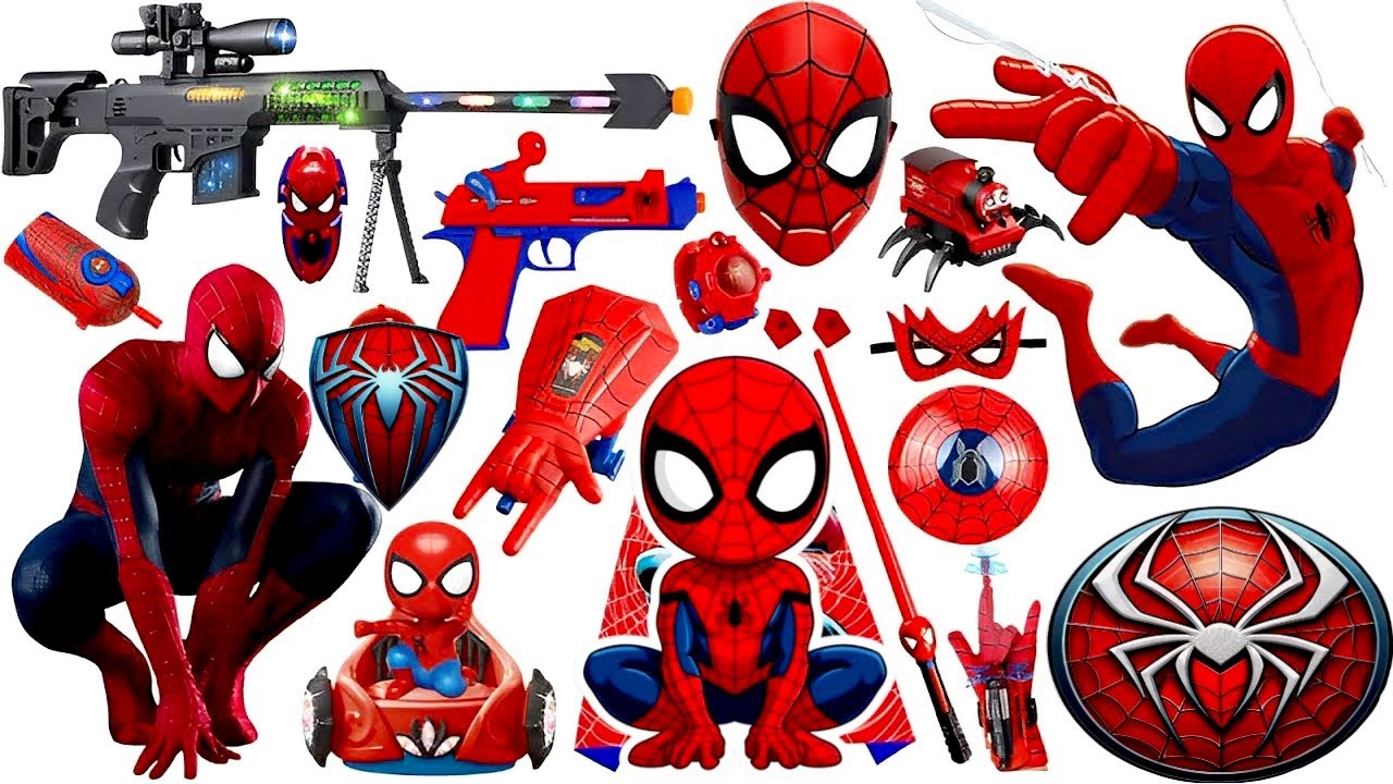 Spider-man pop toy series Unbox,Marvel hero toy figures,pop action dolls,Spider-Man pop toys guns