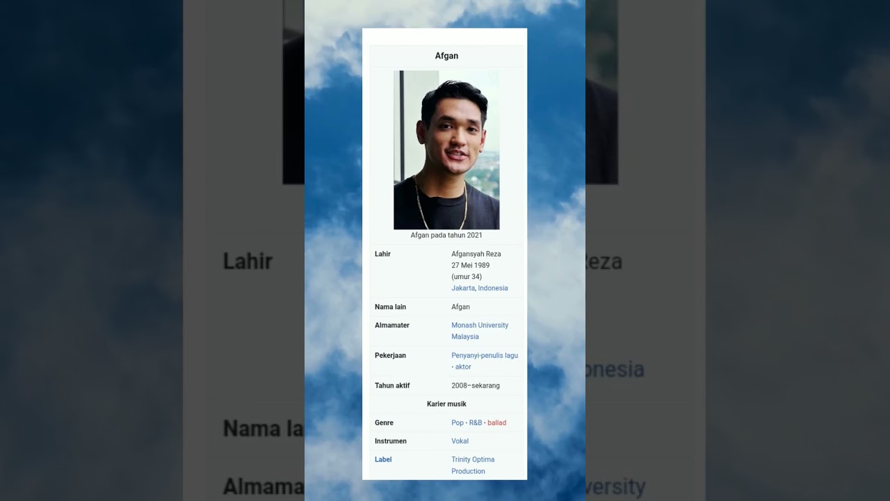 biodata afgan #feedshorts #shorts #afgan #afgansyahreza #panahasmara