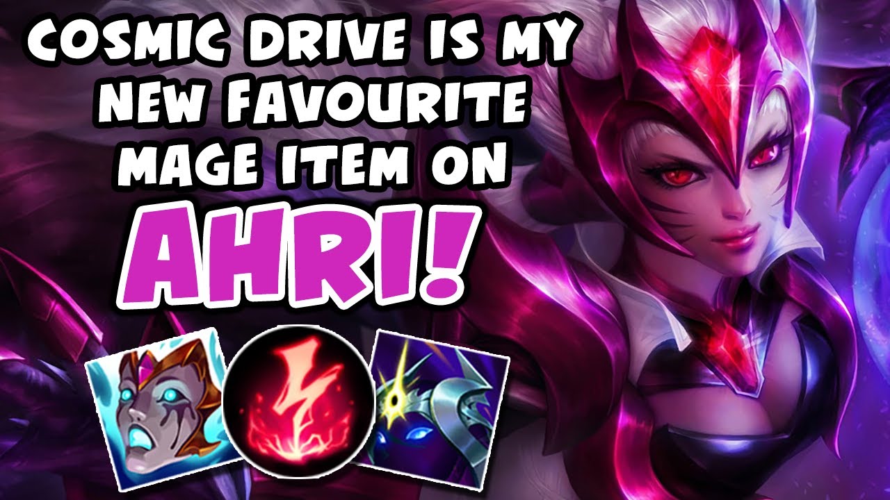 COSMIC DRIVE IS MY NEW FAVOURITE ITEM ON AHRI! - Vicksy | League of Legends