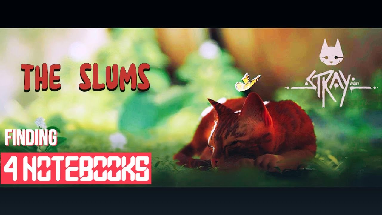 Stray PS5 – Finding 4 Notebooks  No Commentary