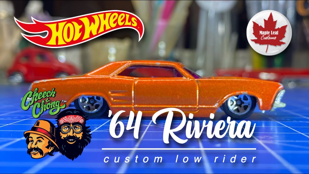 Hot Wheels 1964 Buick Riviera (290) custom pinstriped low rider