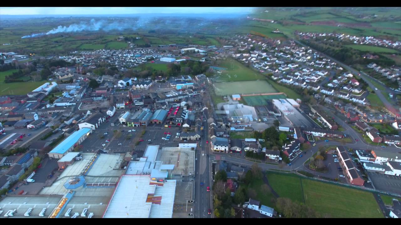 Magherafelt Town drone footage