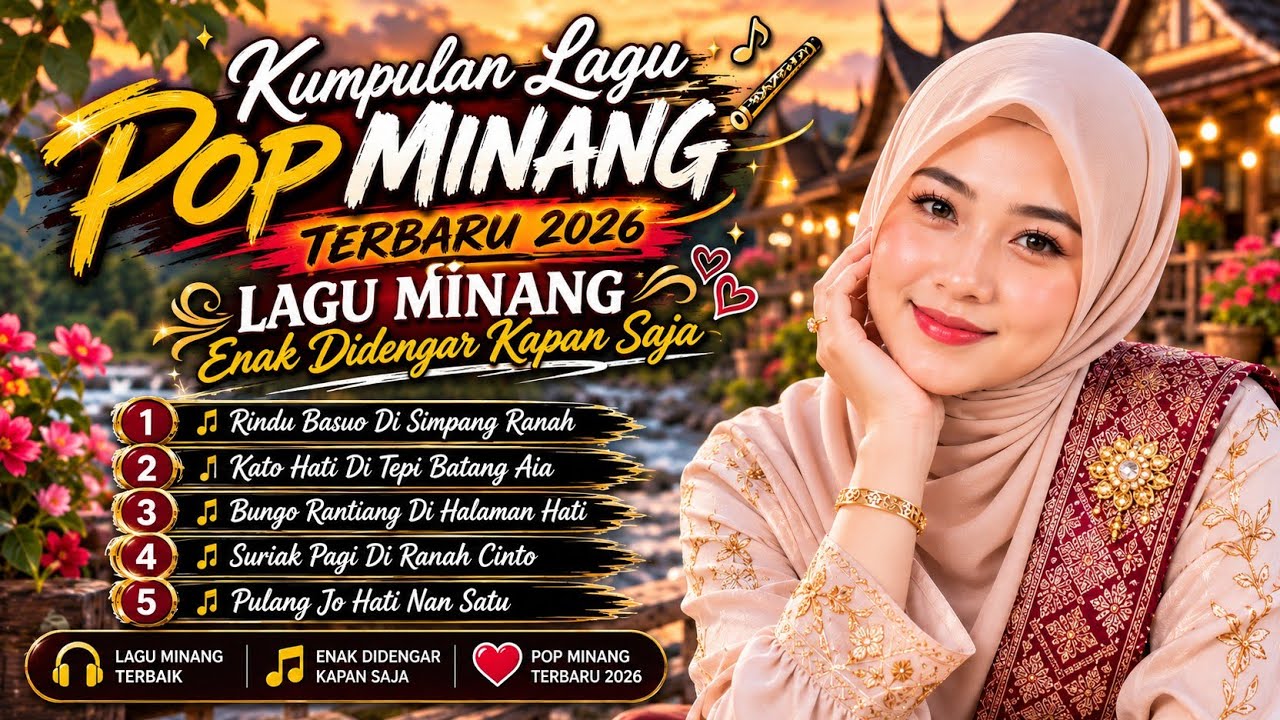 Kumpulan Lagu Pop Minang Terbaru 2026 🪕 Lagu Minang Enak Didengar Kapan Saja Vol.1