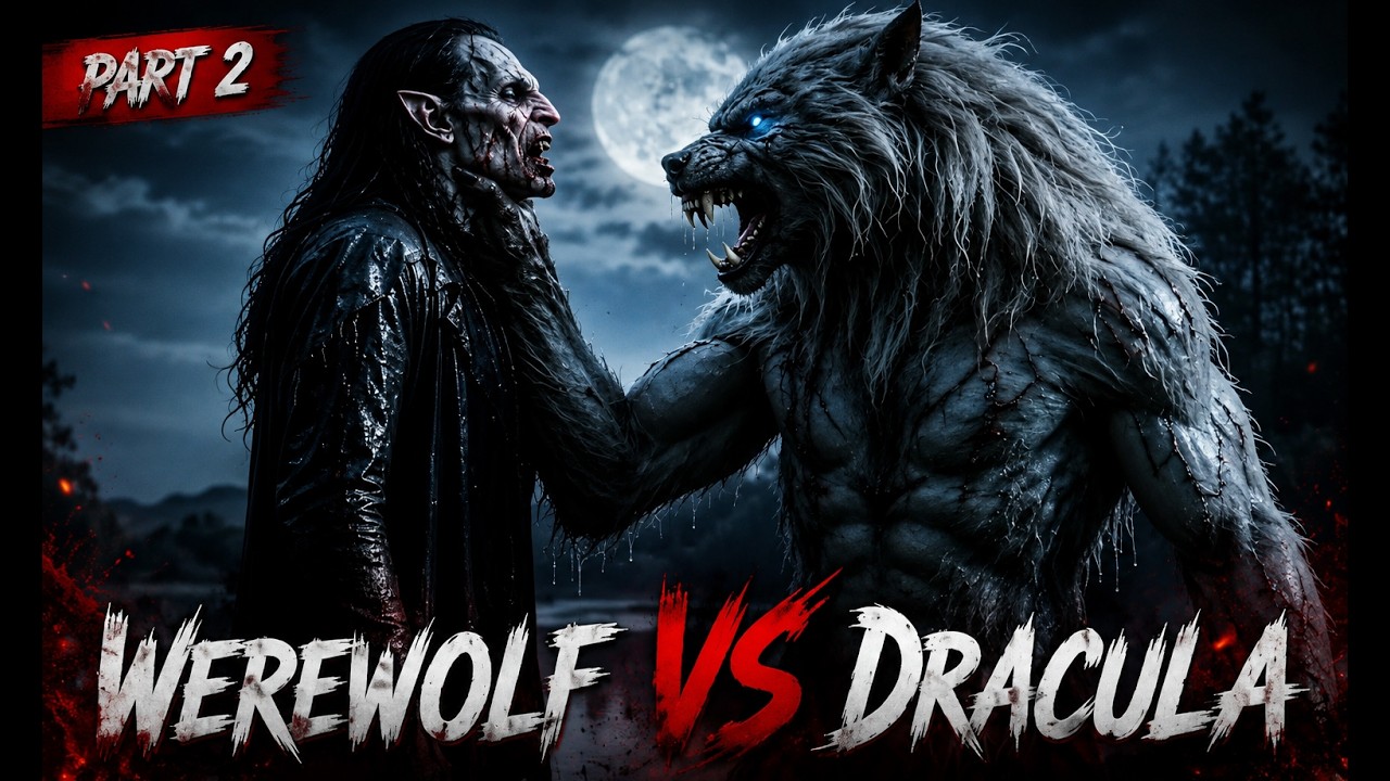 Werewolf vs Dracula | Part 2 | AI Short Film