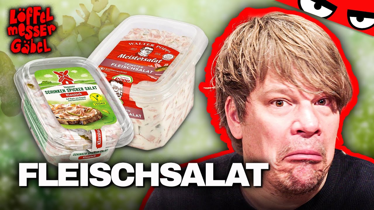 BLIND TASTING mit Fleischsalat! Delikatesse oder Disaster? | Löffel Messer Gäbel