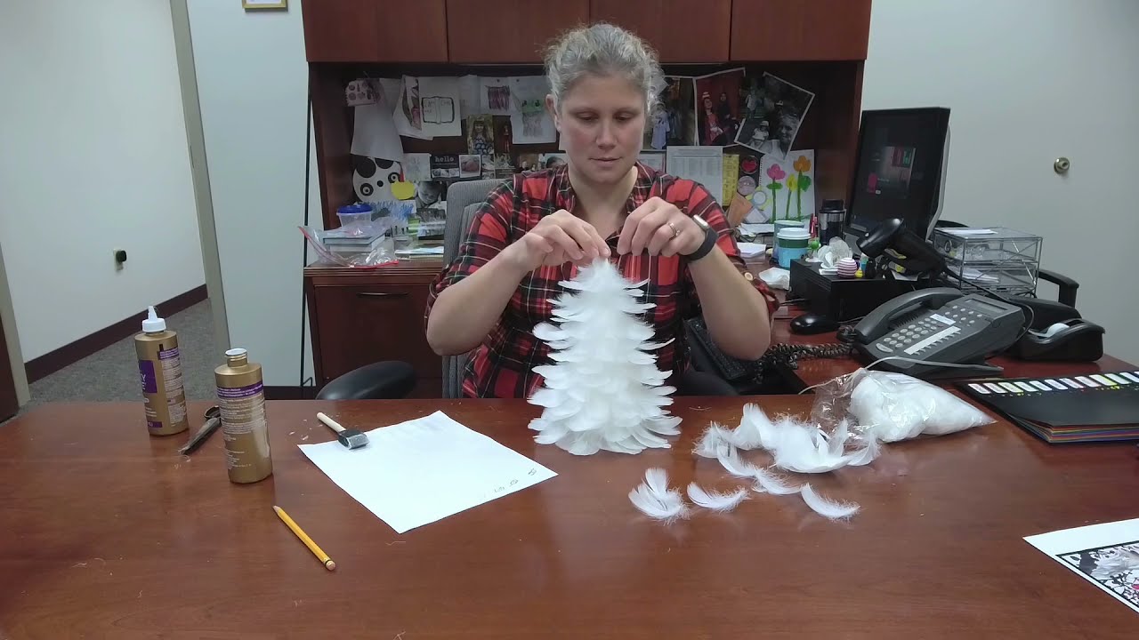 DIY Crafternoon - Feather Trees