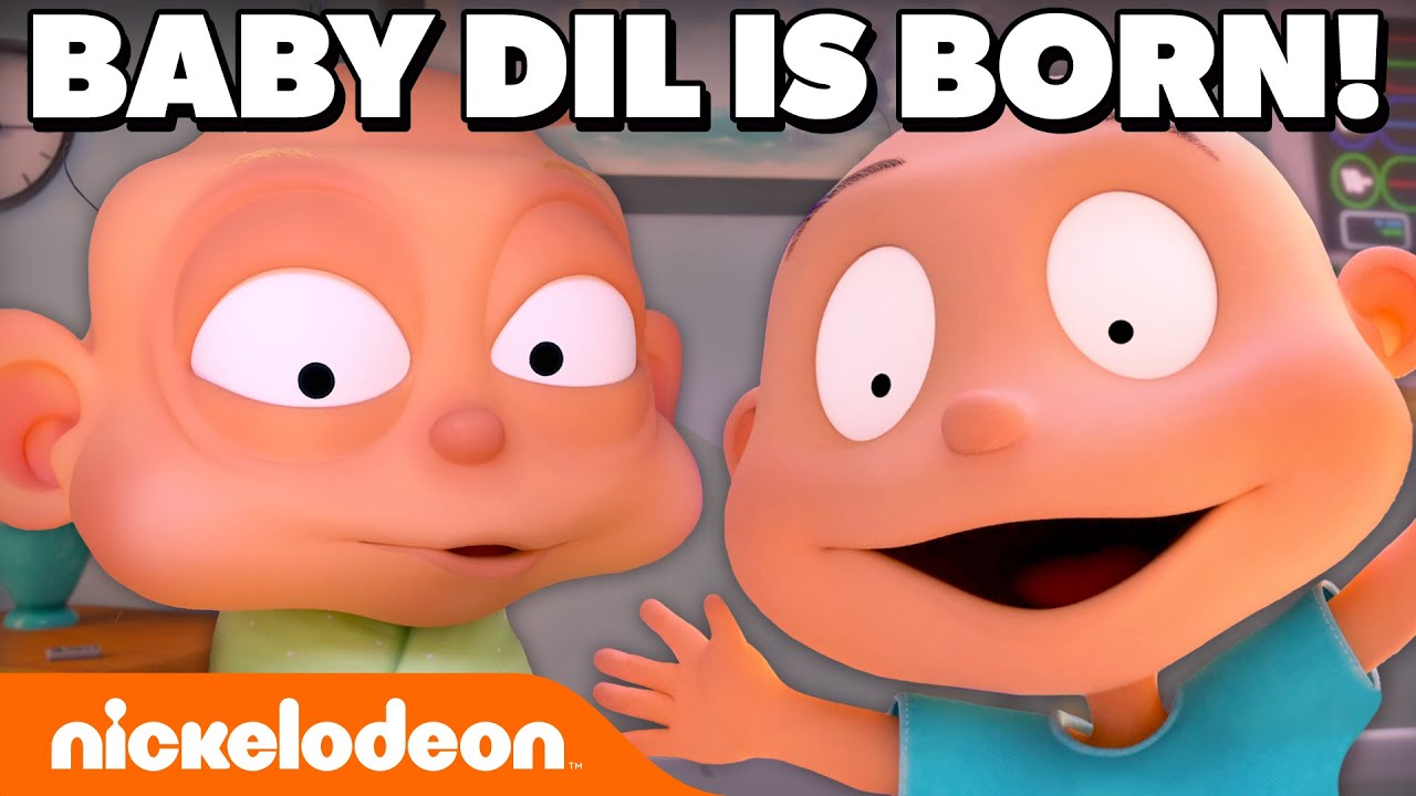 Tommy's Baby Brother Dil Is Born! 👶 Rugrats Full Scene | Nicktoons