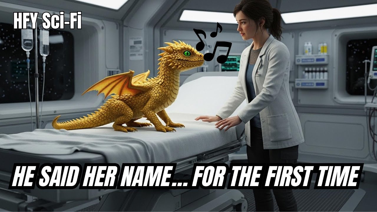 The Baby Dragon Tried to Talk to His Human Rescuer for the First Time | A Short Sci-fi Story