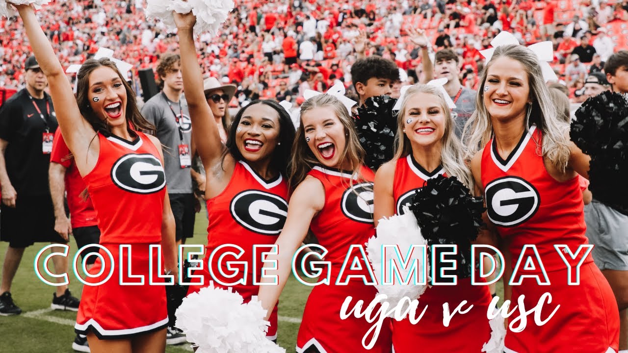 COLLEGE CHEER GAMEDAY | uga v usc