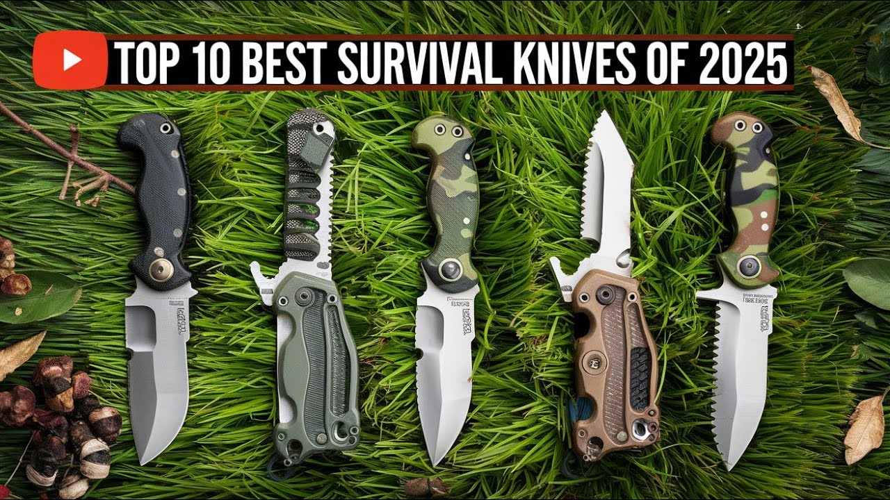 Top 10 Best Survival Knives 2025 : Ultimate Guide to Tactical Gears 2025!