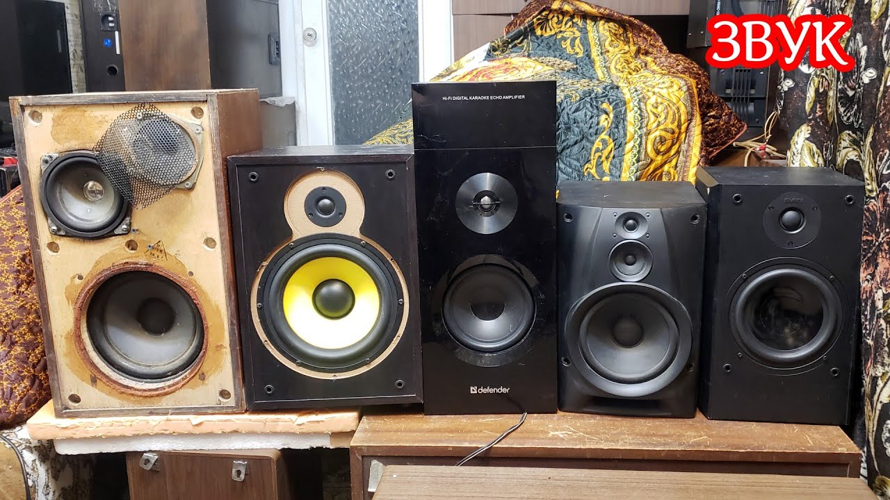 сравнение Defender 55 , MHC-991 ,Stream Mega ,Microlab Pro 3 , 25ас-109 звук