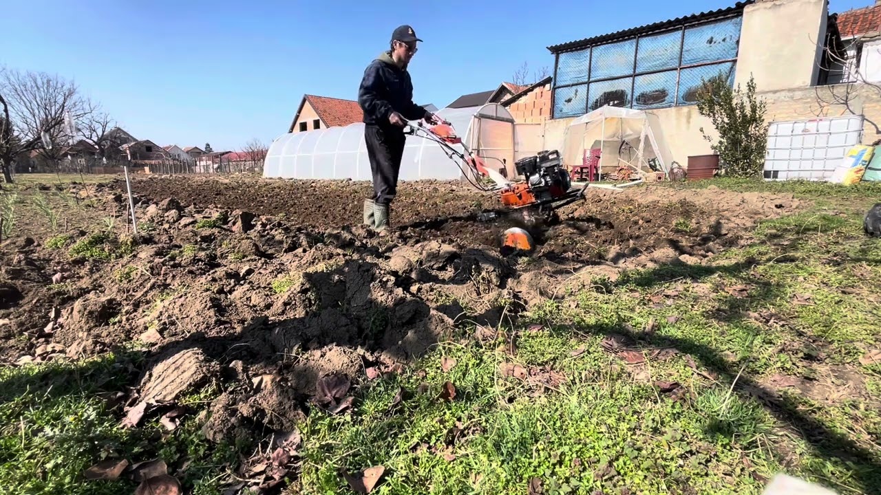 Freziranje baste sa Ruris 731K Prvi deo 