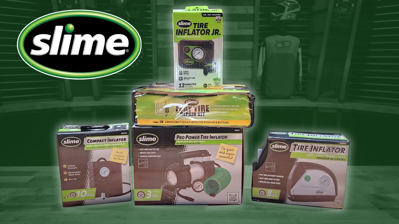 Модельный ряд насосов Slime Air — какой насос для накачки шин лучше всего?