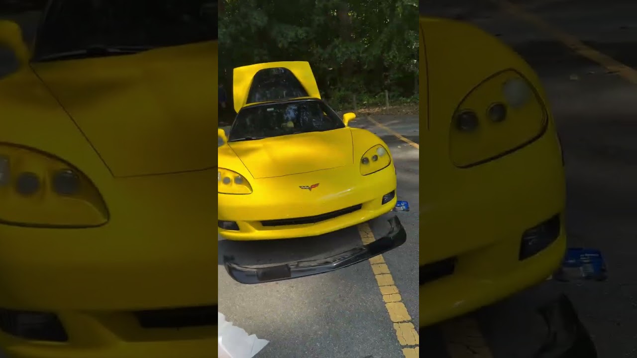 Corvette C6 Grand Sport / передний сплиттер Z06 | Пакет для переоборудования ZR1