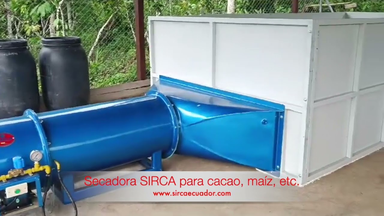 Secadora para cacao marca SIRCA Modelo SR-15-SI