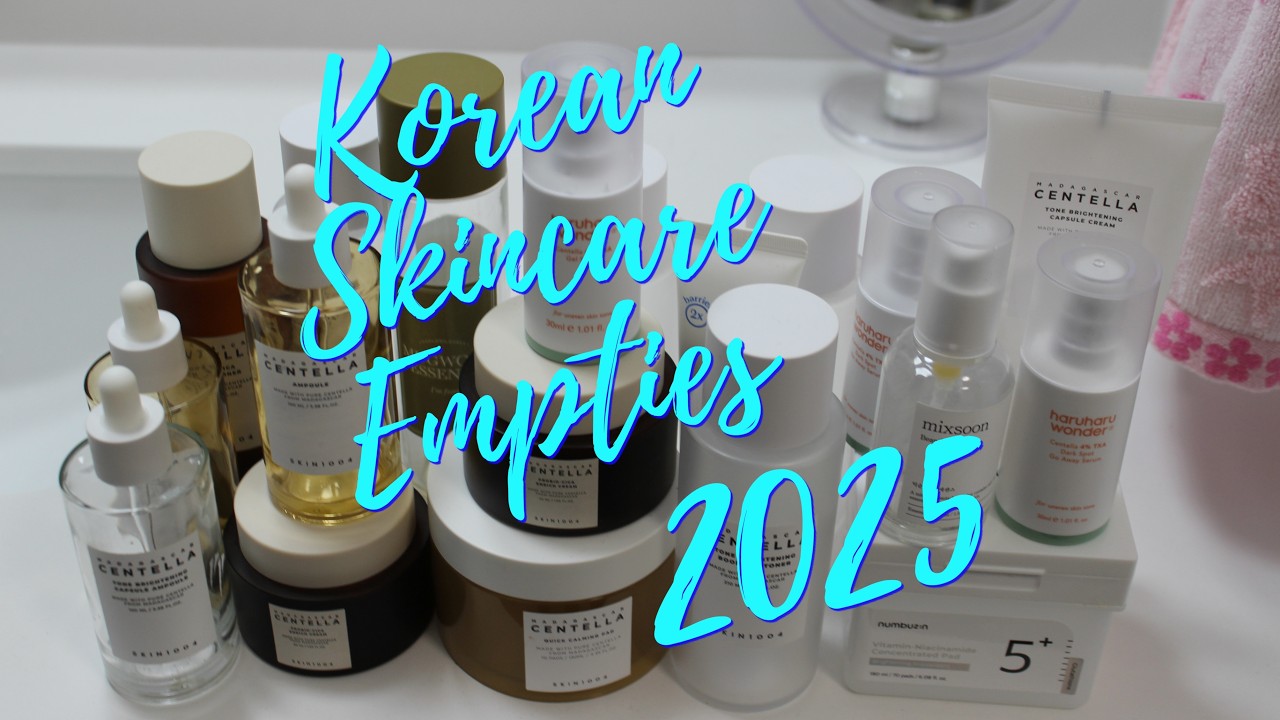 2025 Korean skincare empties
