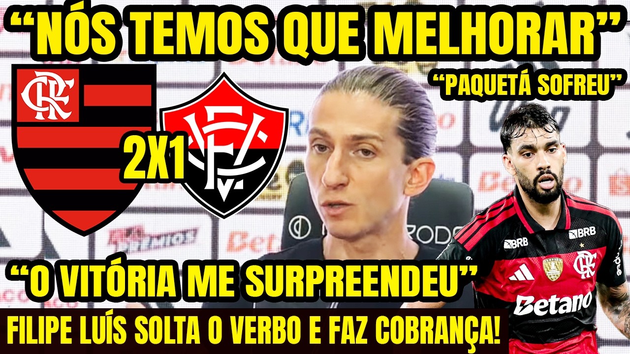 “NÓS TEMOS QUE MELHORAR” FILIPE LUÍS SOLTA O VERBO E FAZ COBRANÇA NO FLAMENGO! COLETIVA DO MENGÃO E+
