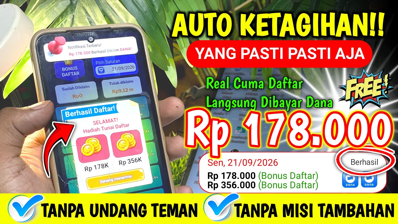 PASTI CAIR !! Aplikasi Penghasil Uang Dana 2026 Terbaru Tanpa Iklan, Aplikasi Penghasil Uang Legit