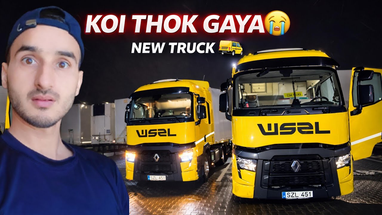 What happened someone hit the new truck 😬