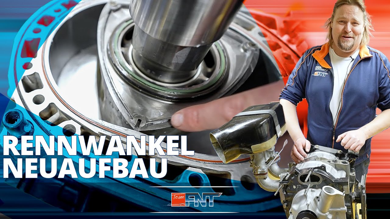 Team FNT –MAZDA RX7 RENN-WANKELMOTOR NEUAUFBAU 💙! MFR 12A PP REBUILD!