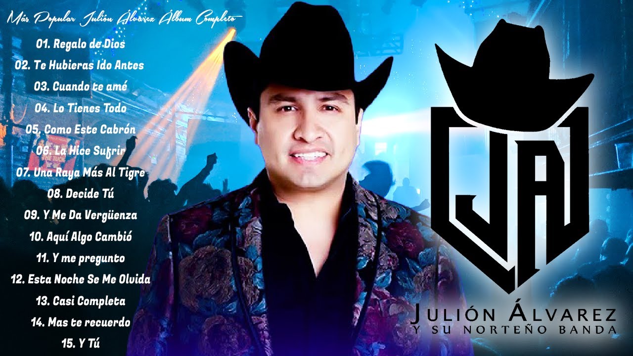Julión Álvarez 2024 Mix Musica Romantica de Julión Álvarez Y Su Norteño Banda - Album Completo 2024