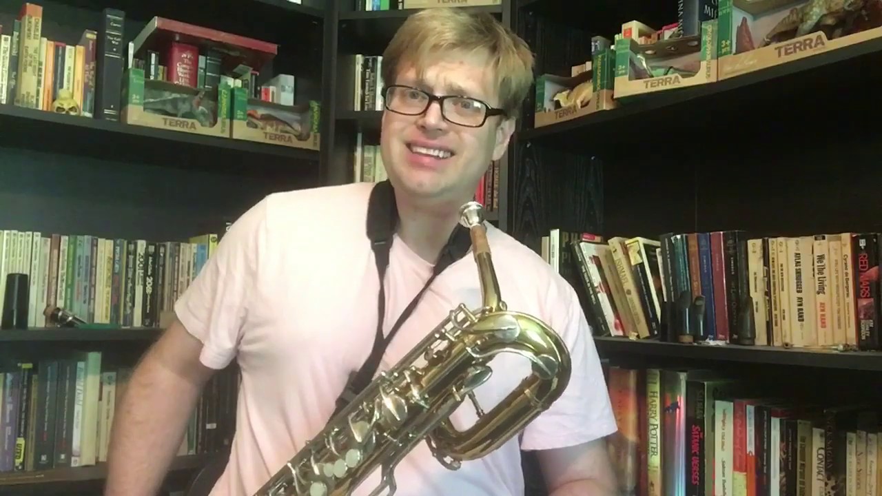 Ophicleide with a Saxophone Mouthpiece