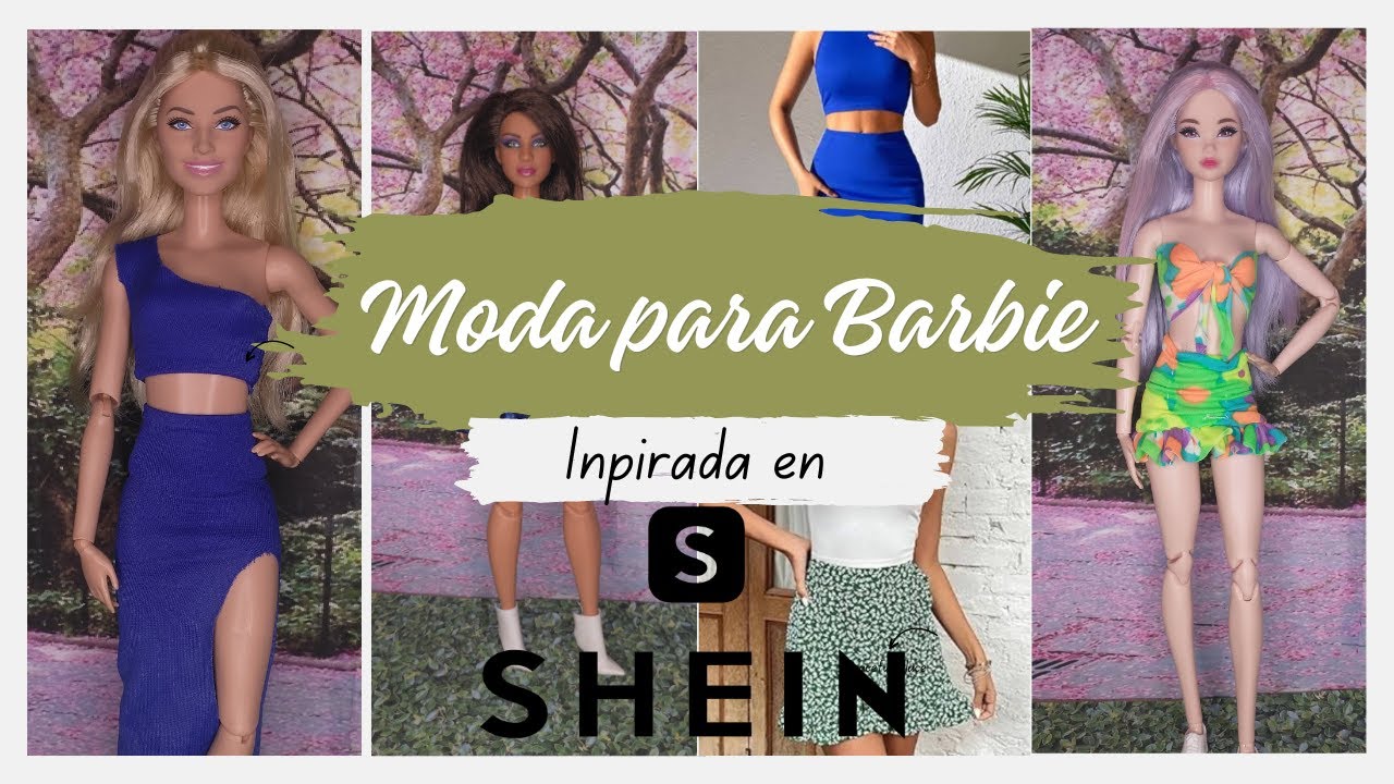 Ropa para Barbie Inspirada en Moda de Shein | DIY | Tutorial paso a paso | Moldes gratis