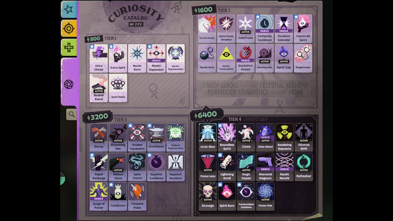 Deadlock: Spirit shop items - Actives showcase