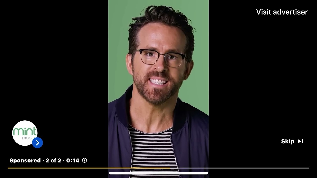 Mint Mobile March 2024 YouTube Ad