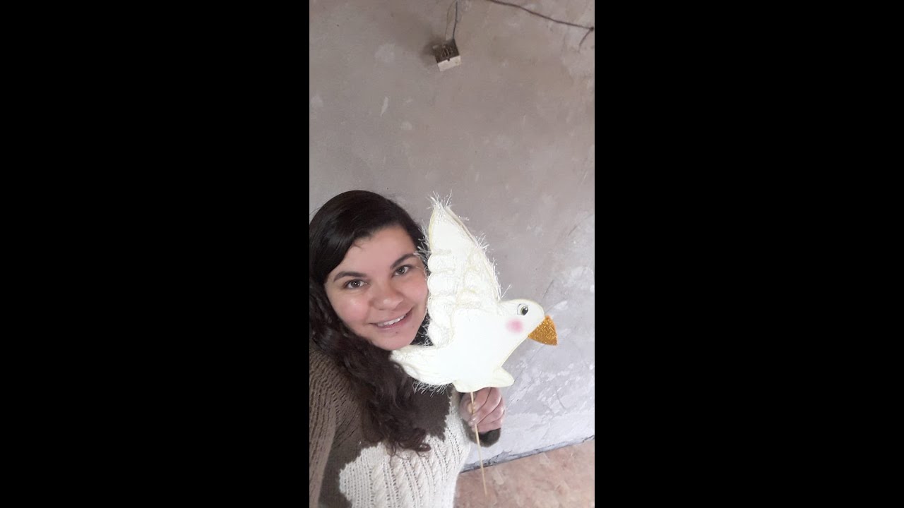 Paloma y cuervo volador en un paso a paso