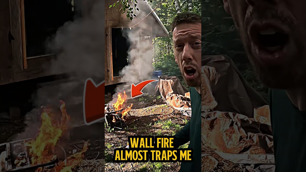 Fire Breaks Out While Wild Camping