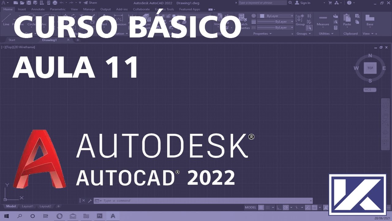 Curso Básico de AutoCAD 2022 | Aula 11 | DENHANDO CASA 45m² - TEXTOS