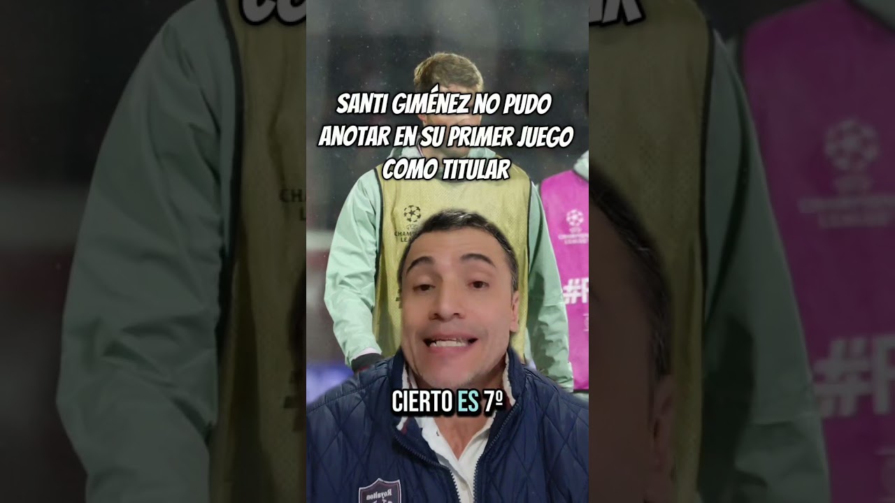 SANTIAGO GIM&Eacute;NEZ no pudo marcar en la CHAMPIONS. En cero SANTIAGO GIM&Eacute;NEZ Feyenoord vs Mil&aacute;n