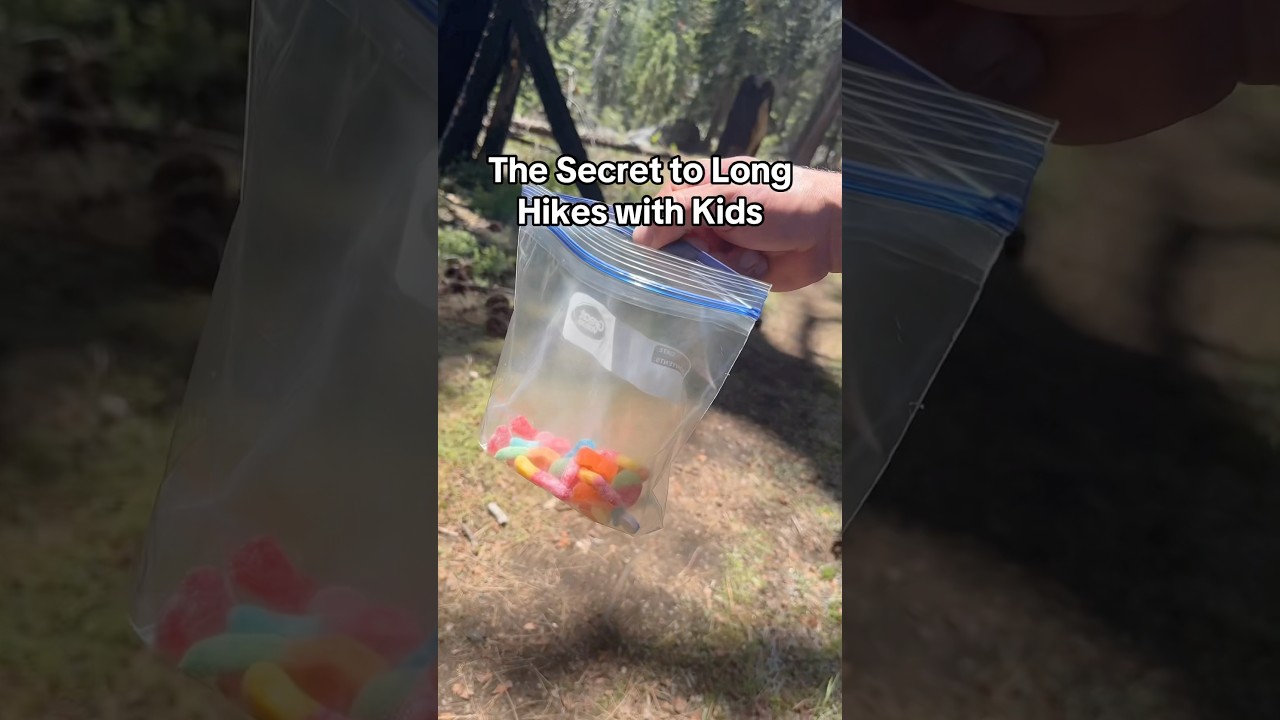The Secret Tip Behind Long Hikes With Kids 😝🍬 Family Hiking Tip 