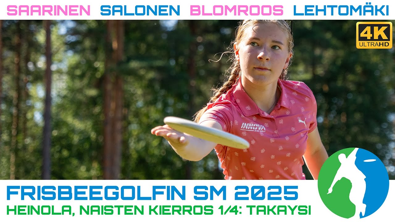 Frisbeegolf SM 2025 K1T9 FPO | Silva Saarinen, Eveliina Salonen, Henna Blomroos, Iida Lehtomäki