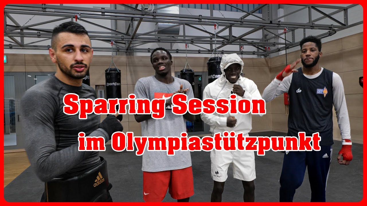 SPARRING 🦁/🐺Profi vs Nationalteam im Olympiastützpunkt / VLOG feat. Assan & Ousainou Hansen