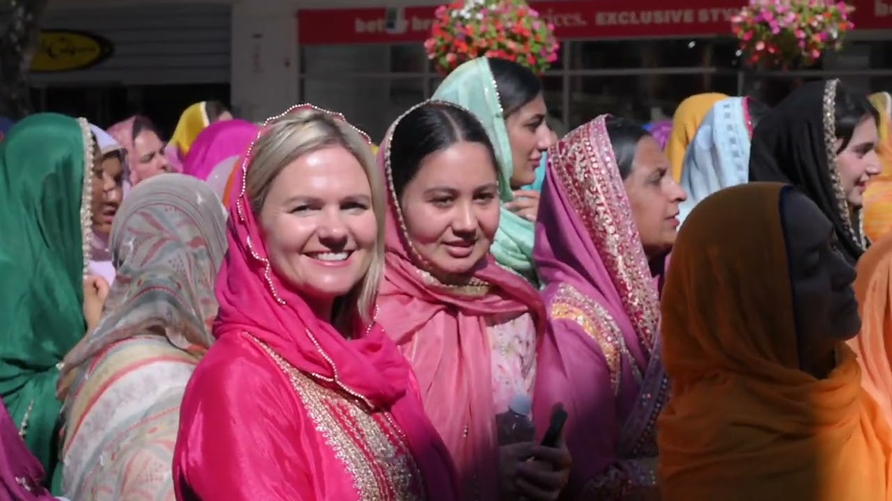 Nagar Kirtan Hastings.  ਨਗਰ ਕੀਰਤਨ ਵਿਸਾਖੀ New zealand