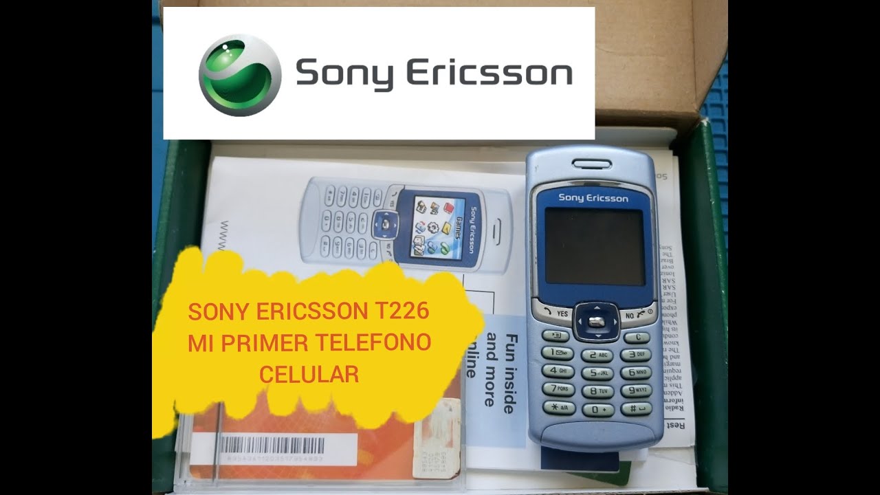 Sony Ericsson T226,revisando este clásico en su caja original.