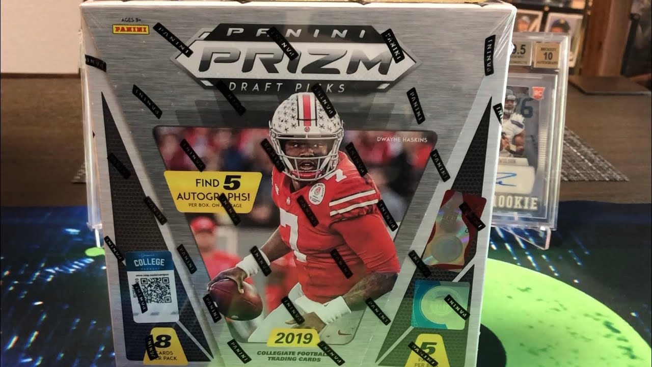 2019 Panini Prizm Draft Picks Football Hobby Box. 5 Autos!!