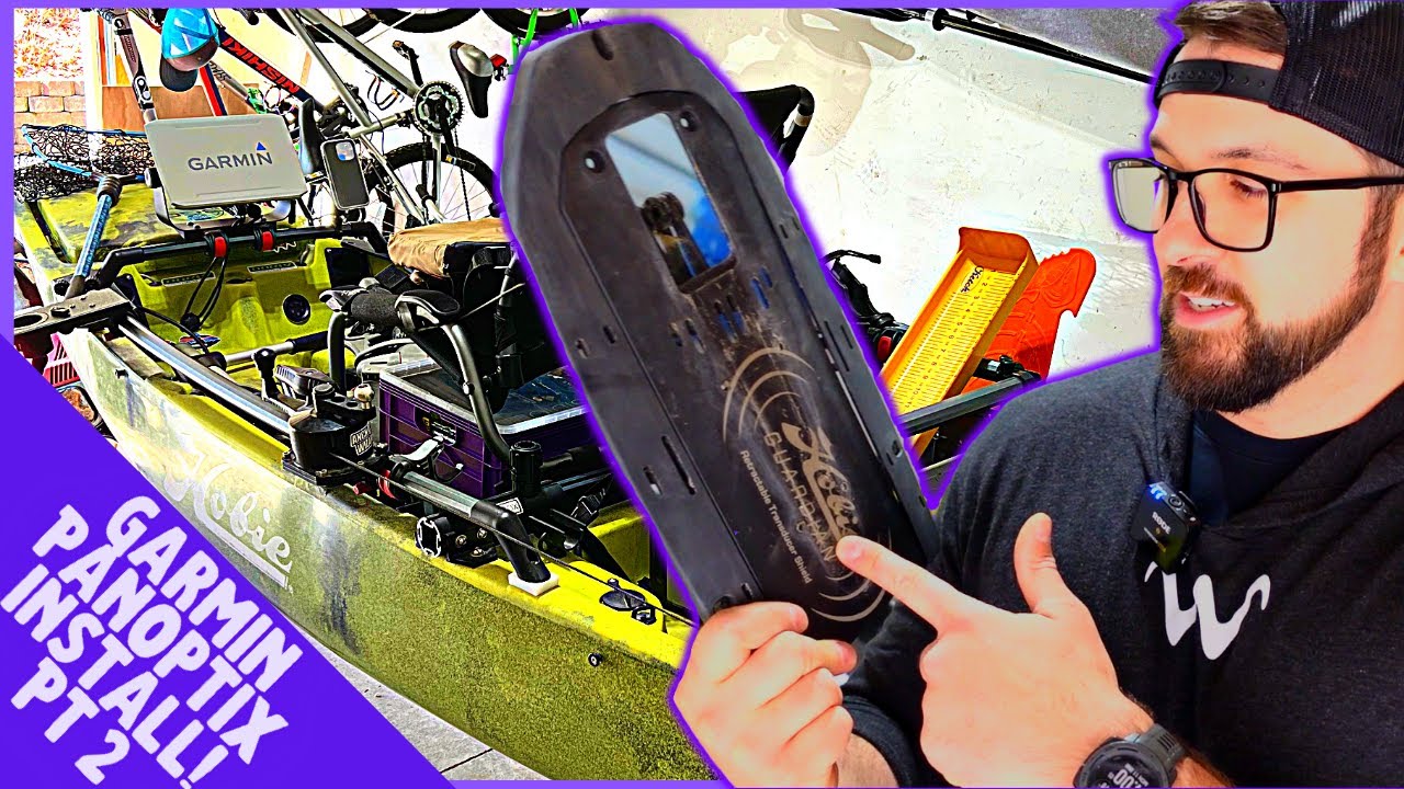 PANOPTIX Kayak Rig Pt. 2 | How To Install Garmin Transducer On Hobie Pro Angler 360