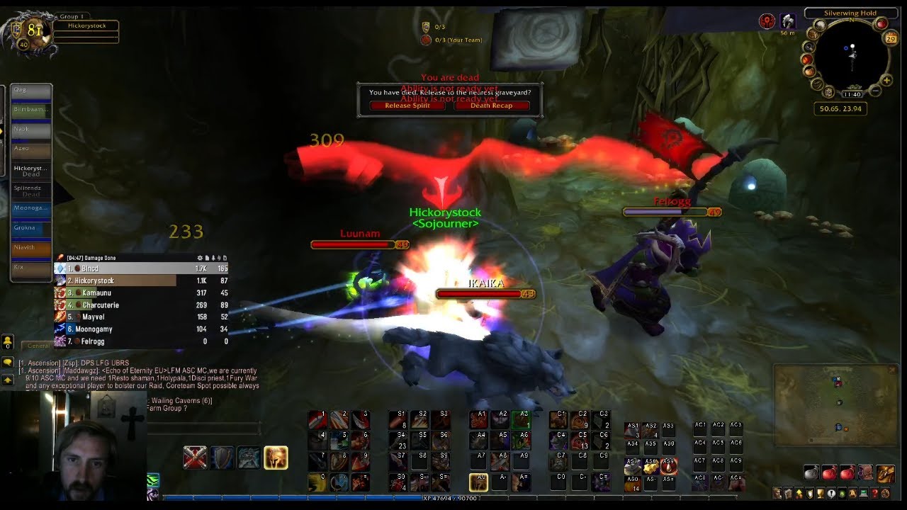 Back at the Bottom, Lvl 40 Gladiator Warrior WSG--Hickorystock---Ascension Bronzebeard Gameplay
