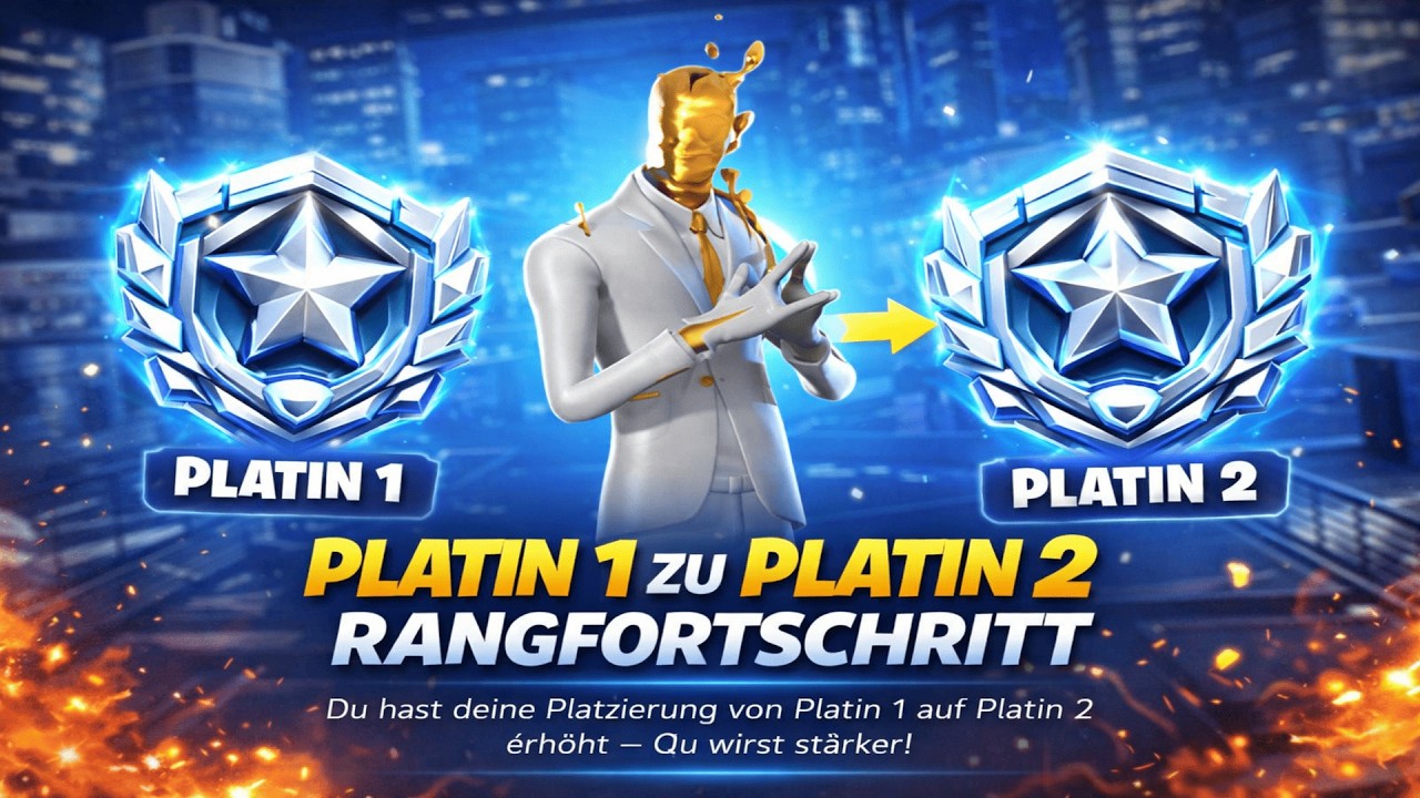 Platin 1 ➜ Platin 2 in Fortnite Reload 🔥 Rank Push & starke Matches