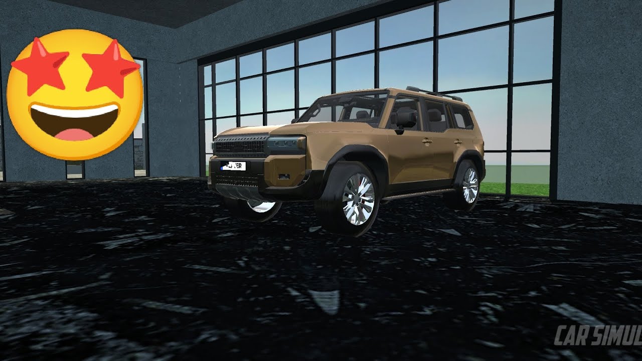 I bought a new car in the car simulator 2 game the car is Toyota land cruiser 🤩